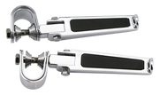 Zodiac Folding Custom Foot Pegs with Rubber Inserts – Foot Control