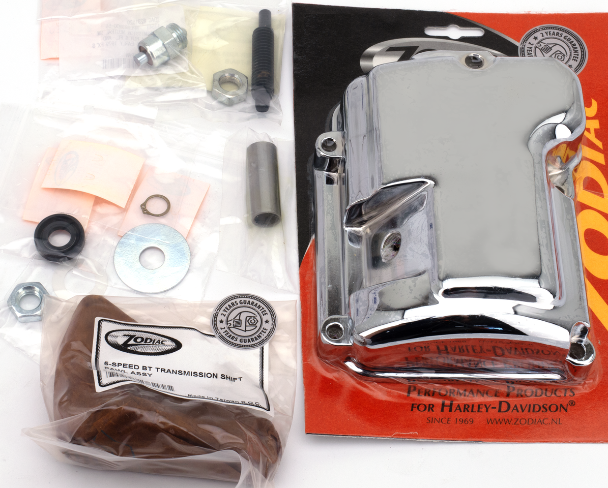 Zodiac's 6 Speed Conversion for Softail and Dyna 5 Speed Transmissions
