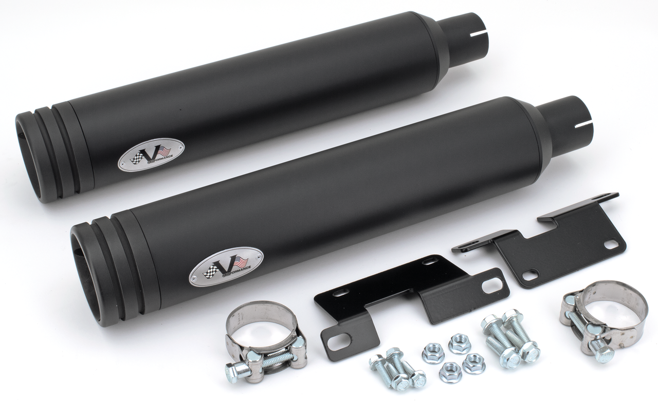 V-Performance Slip-On Mufflers for Sportster – Exhaust