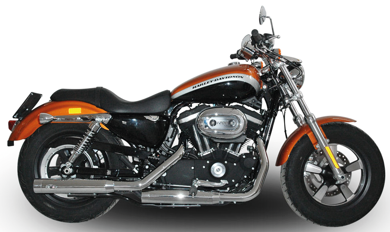 V-Performance Slip-On Mufflers for Sportster – Exhaust
