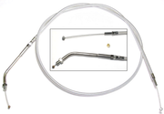Magnum Shielding T04 - Throttle & Idle Cable 1996-2015 Softail, 1996-2017 Dyna, 1996-2001 Carburetor Equipped Touring & 2007 to Present Sportster – Control Cables & Hydraulic Lines