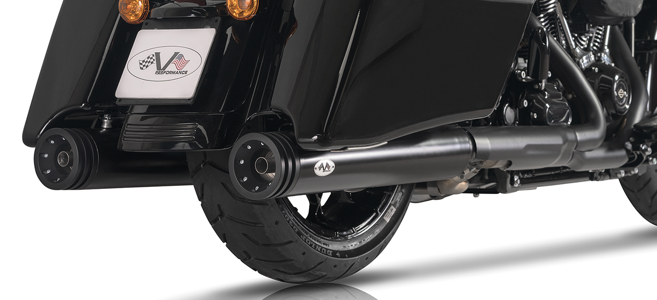V-Performance Slip-On Mufflers for Touring – Exhaust
