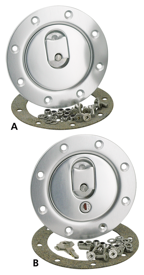 Zodiac "quick Action" Aluminum Racing Gas Caps – Gas- & Oil Tank