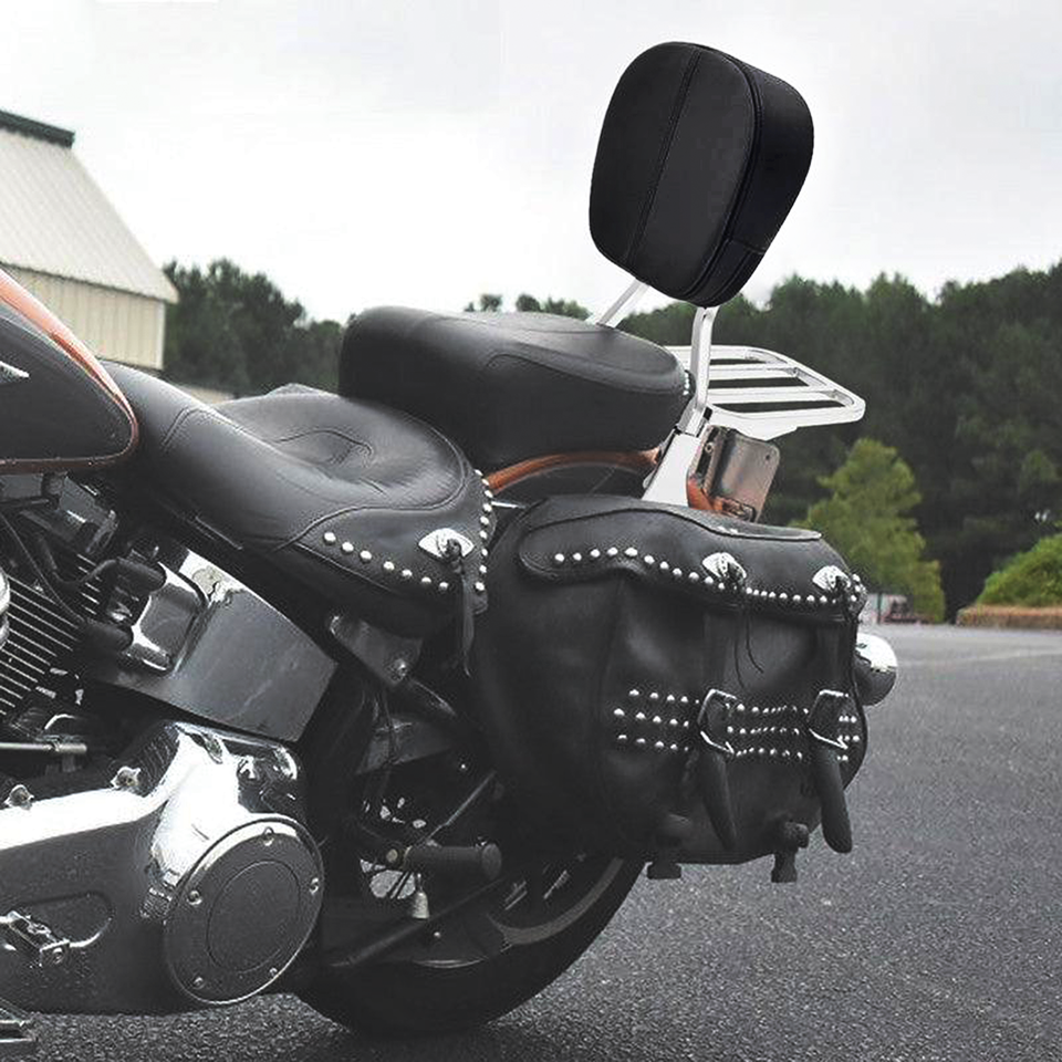 Zodiac Rigid Mount Sissy Bar & Rack Kits for Softail – Seat