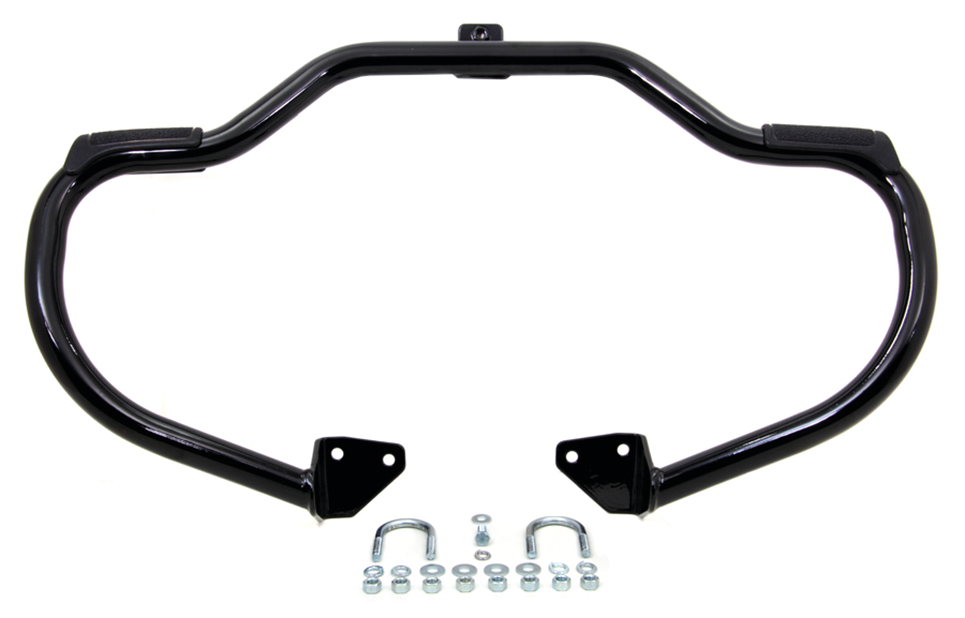 V-Twin Highway Bars with Footrest Rubbers – Frame & Rear Suspension