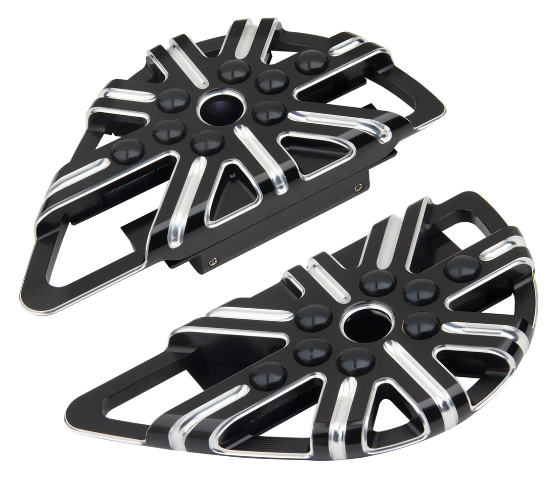 Arlen Ness Passenger Floorboards for Heavyweight Indian – Foot Control