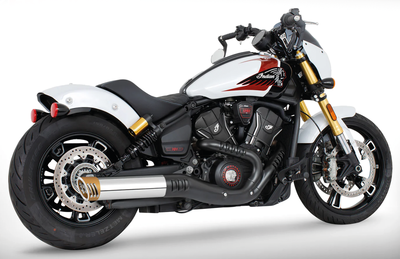 Freedom Performance Exhaust 4" Slip-Ons for Indian Scout 2025 to Present