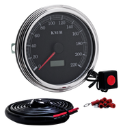 Zodiac Cable Driven Electronic Speedo for 1947 to Present Dash – Gauges & Dashes