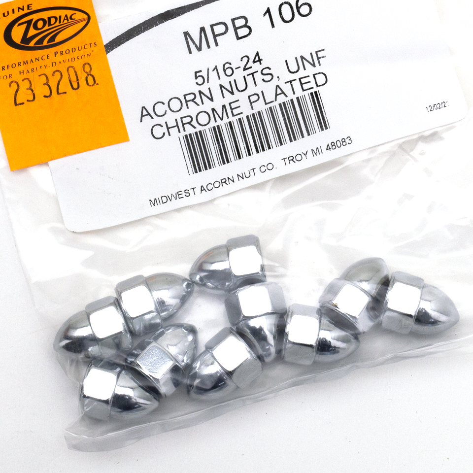 Midwest Acorn Nut Company Chrome Acorn Style Nut Assortment – Hardware