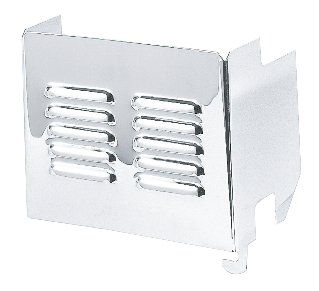 Zodiac Louvered Chrome Battery Covers – Engine Electrics