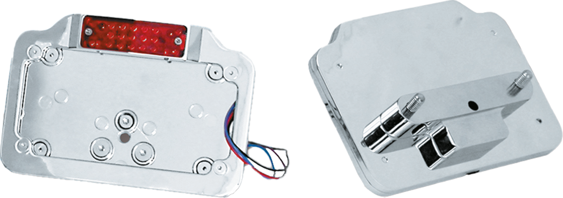 Zodiac License Plate Brackets with LED Taillights – Electric & Light