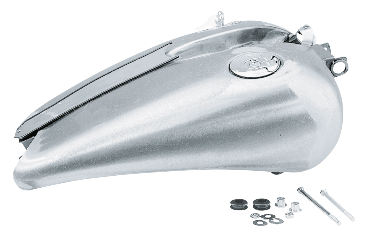 Zodiac One Piece 2" Stretched Tank with Dash Mount for Dyna Glide – Gas- & Oil Tank