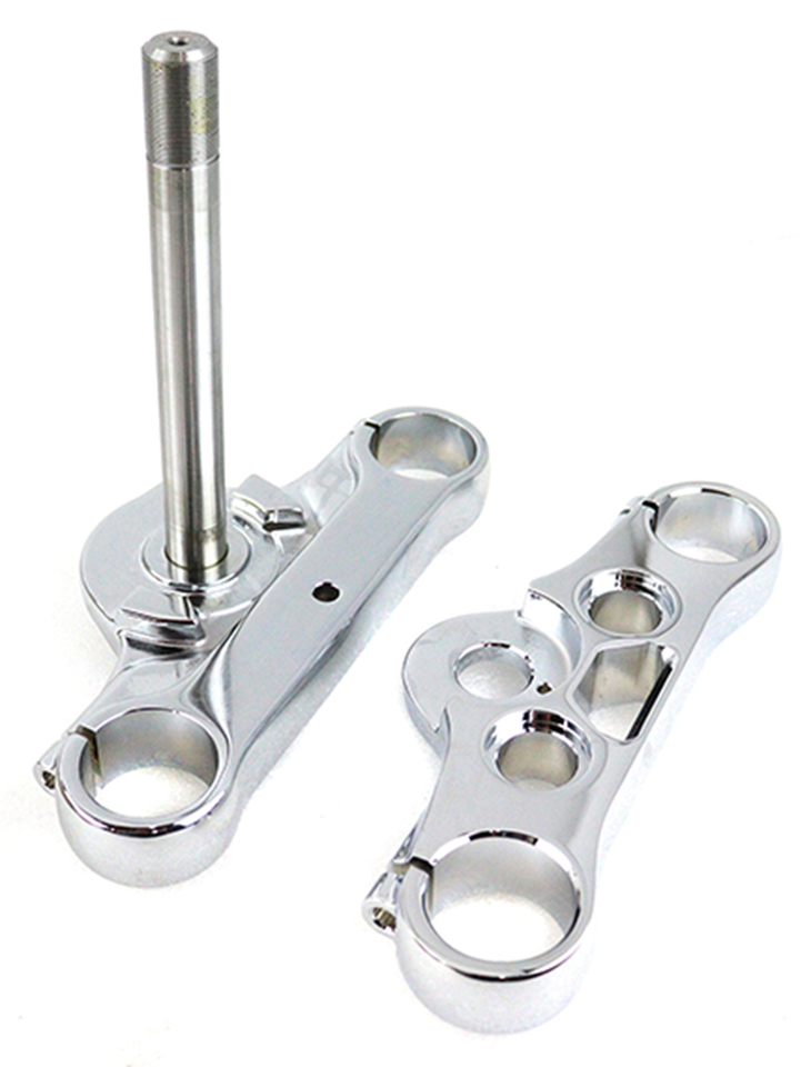V-Twin Stock Style Triple Tree Kits for 49MM Forks – Front Forks