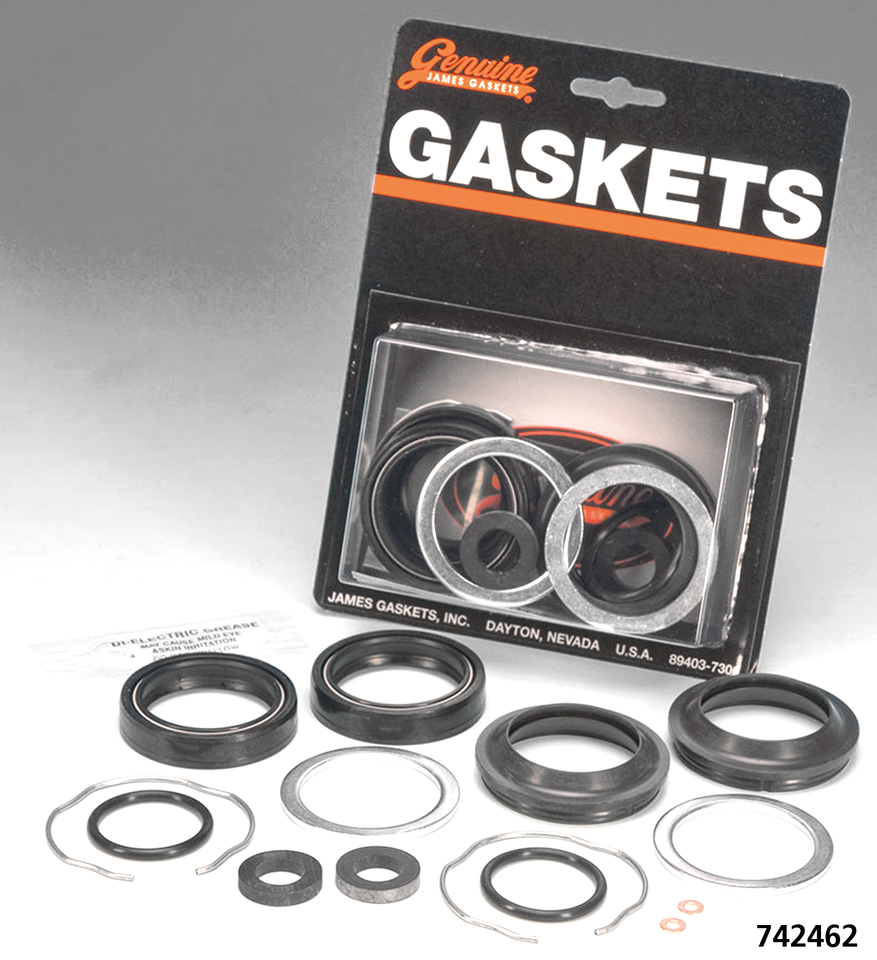 James Gaskets Front Fork Seals and Seal Kits for 41MM Forks on 2000-2007 Deuce