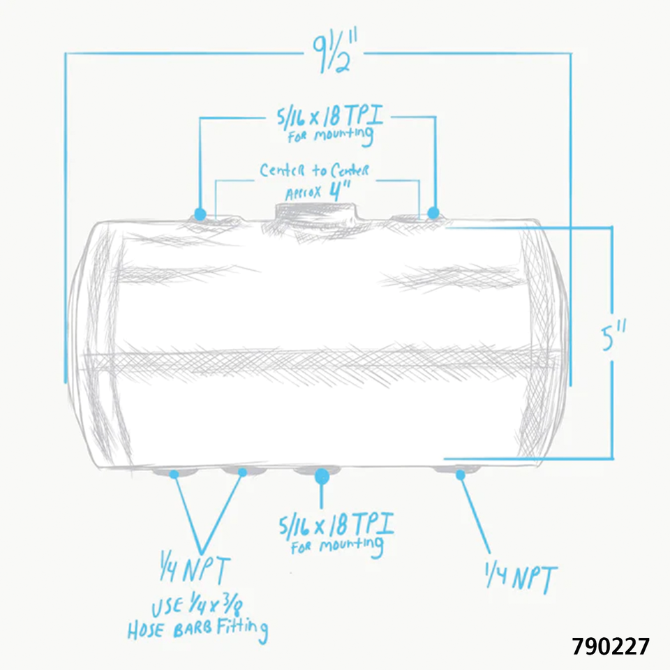 Lowbrow Customs Universal Oil Tanks – Gas- & Oil Tank