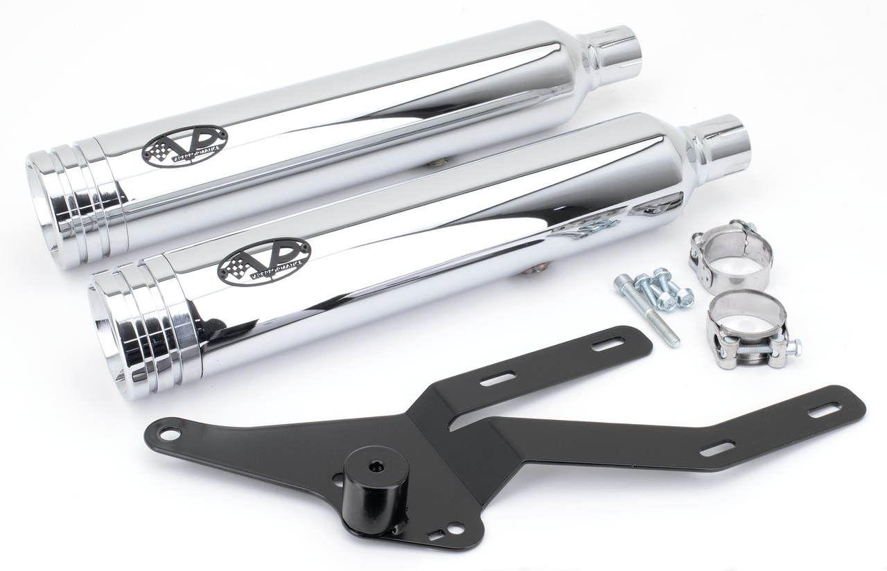 V-Performance Slip-On Mufflers for Milwaukee Eight Softail – Exhaust
