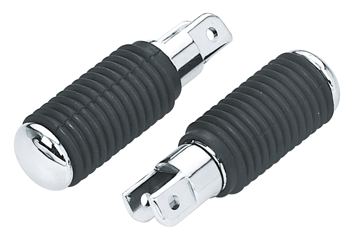 Zodiac Universal Foot Pegs with Chrome End – Foot Control