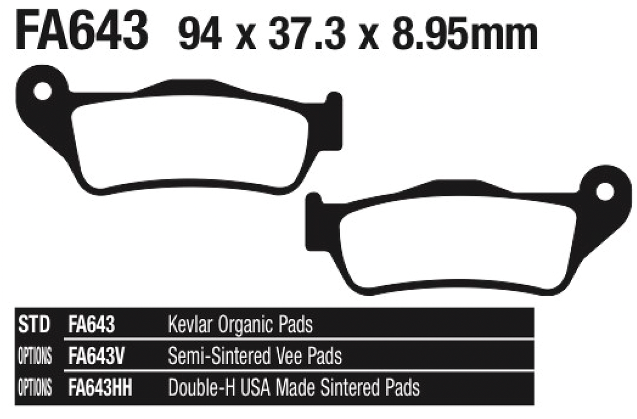 Ebc Rear Disc Brake Pads