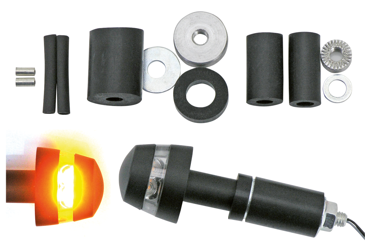 Kellermann "stealth" Ox Eye Handlebar Turn Signals – Electric & Light