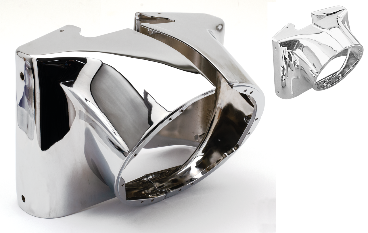 Zodiac Headlight Housing Conversion Kit for Heritage Softail and Fat Boy – Electric & Light