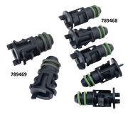 V-Twin Oil Line Retainers for Twin Cam Softail – Gas- & Oil Tank