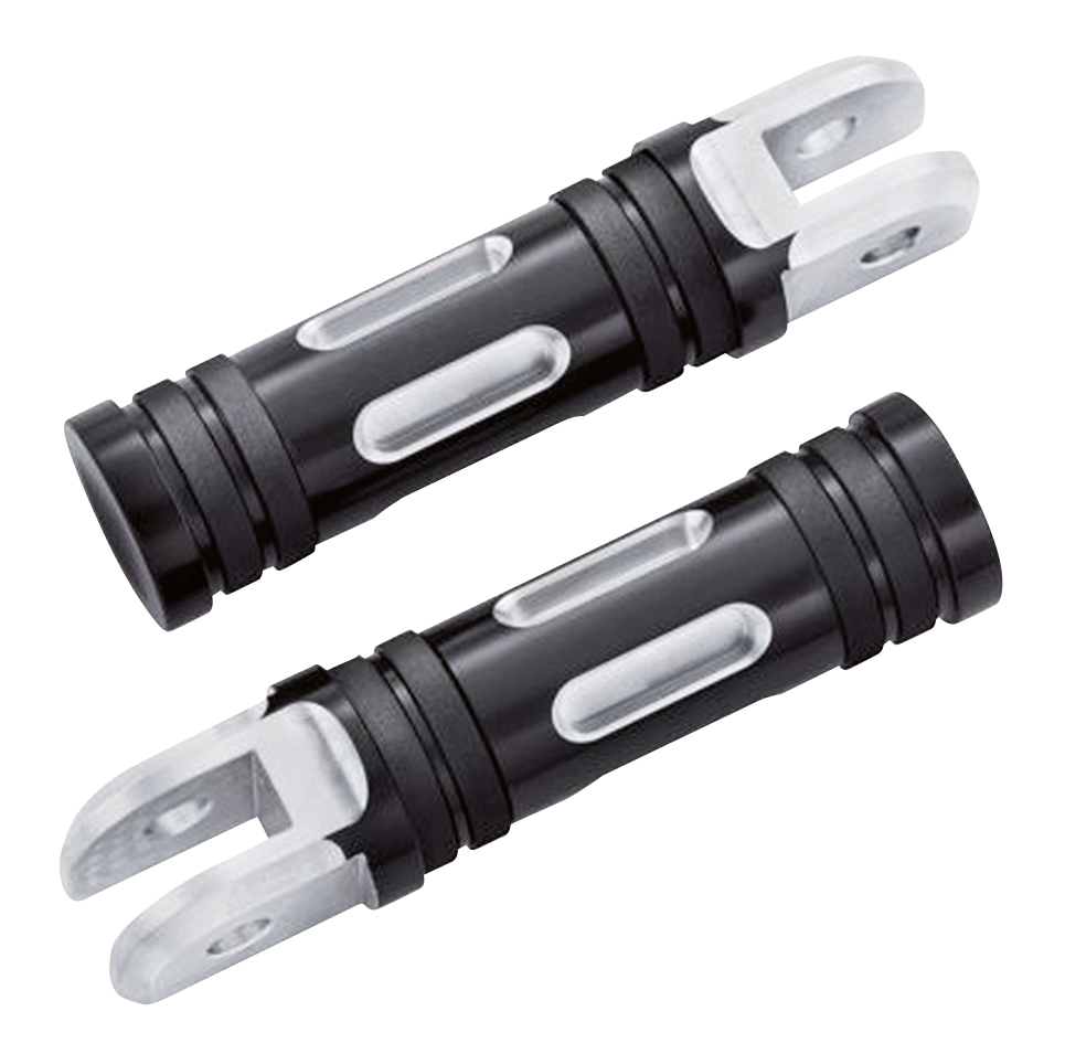 Zodiac Accent Cut Footpegs for Milwaukee Eight Softail – Foot Control