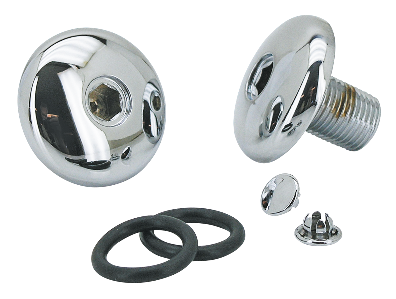 Zodiac Chrome Custom Fork Tube Cap Screws – Front Forks