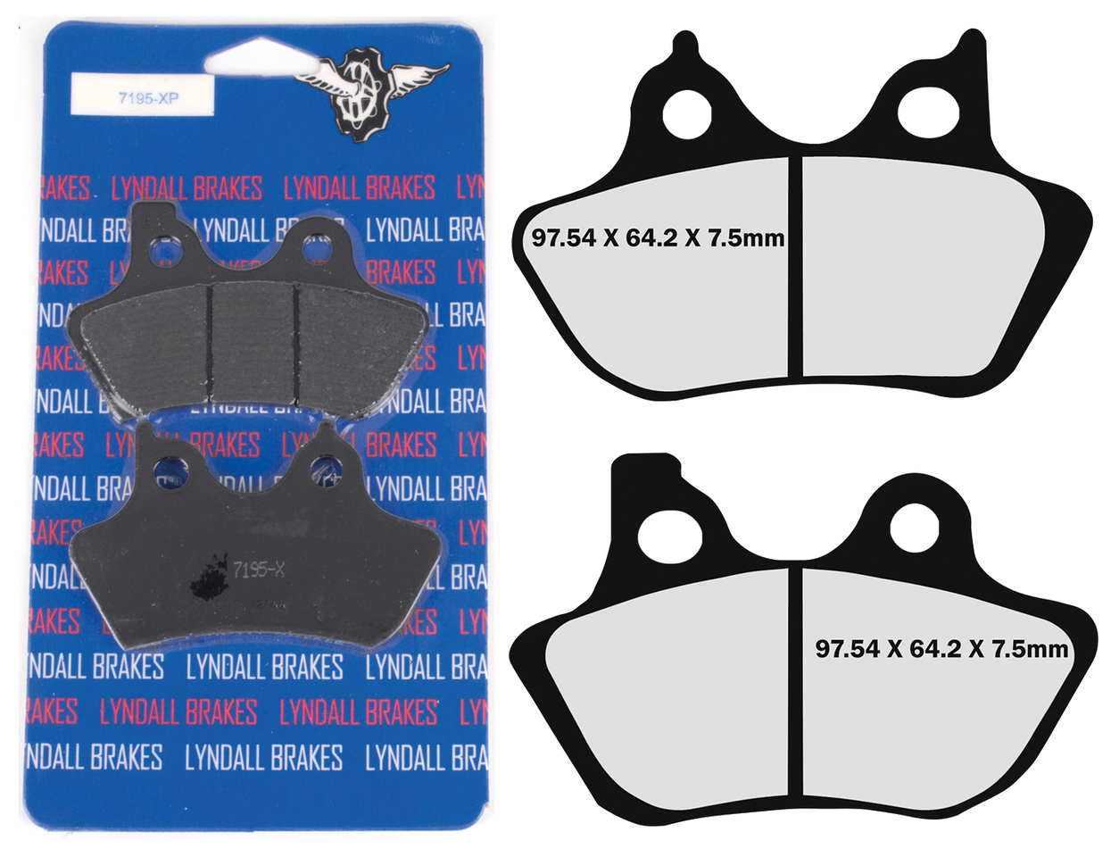 Lyndall Brake Pad Sets, Front