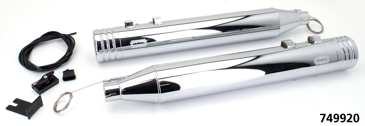 Mcj Adjustable Exhausts for Touring