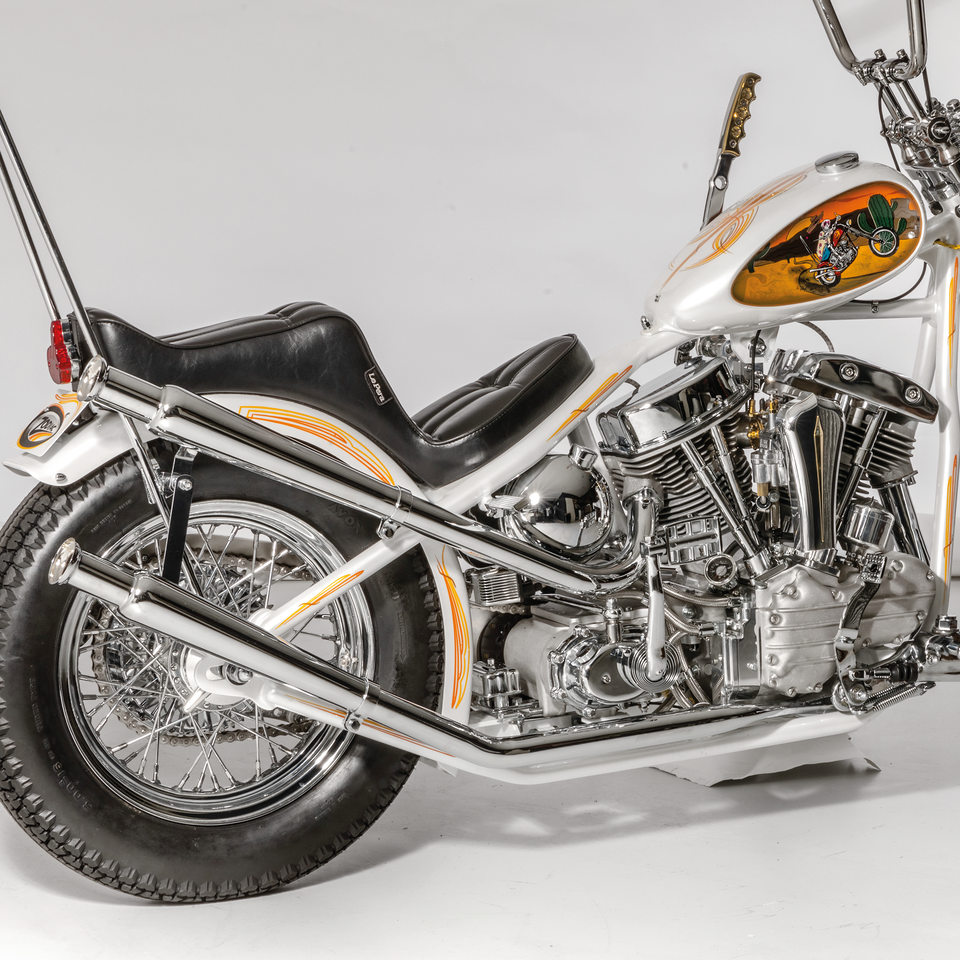 V-Twin Sissy Bars for Rigid Frames – Seat