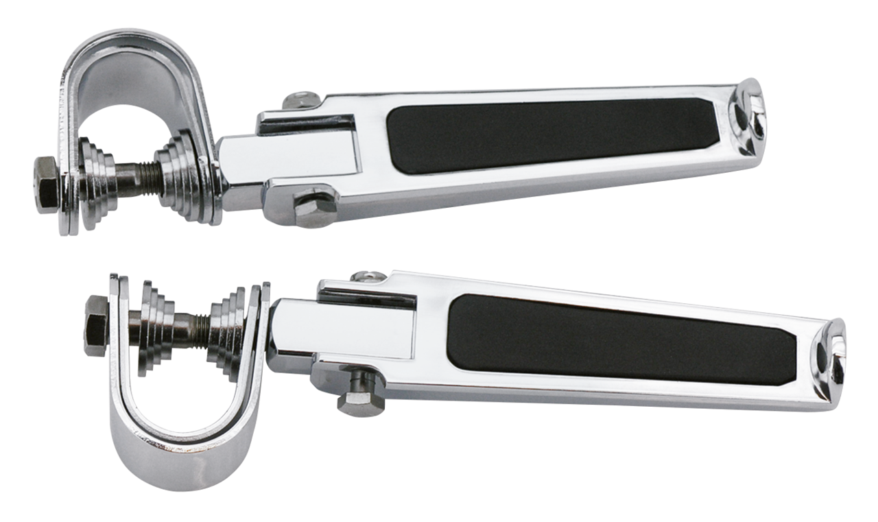 Zodiac Folding Custom Foot Pegs with Rubber Inserts – Foot Control
