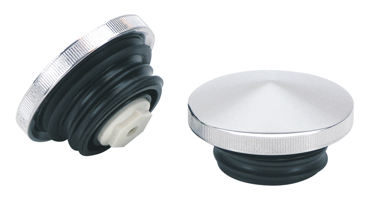 Zodiac Chrome Pointed Screw-In Gas Cap – Gas- & Oil Tank
