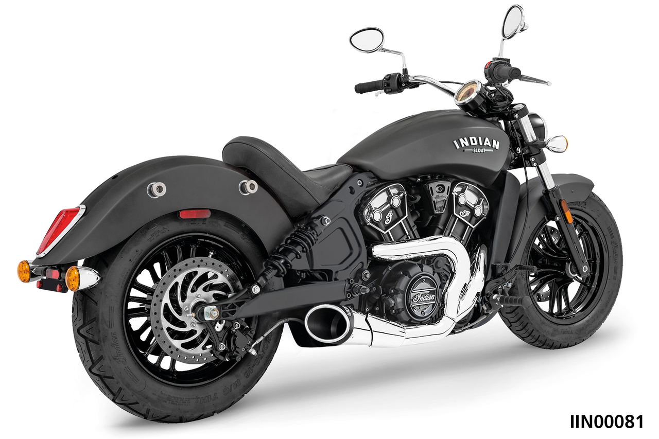 Freedom Performance Exhaust Shorty 2-INTO-1 for Indian Scout
