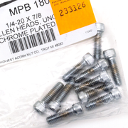 Midwest Acorn Nut Company Chrome Plated Allen Head Screws Assortment Knurled – Hardware