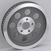 V-Twin Stock Replacement Rear Wheel Belt Pulleys – Final Drive