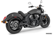 Freedom Performance Exhaust Shorty 2-INTO-1 for Indian Scout