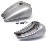 Zodiac One Piece 2" Stretched Smooth Top Steel Gas Tank for Dyna – Gas- & Oil Tank