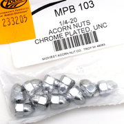 Midwest Acorn Nut Company Chrome Acorn Style Nut Assortment – Hardware