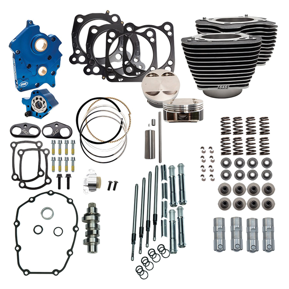S&S 124CI, 128CI, 129CI & 132CI Power Packages for Milwaukee Eight – Engine
