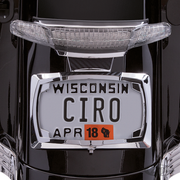 Ciro Latitude Tail Light & License Plate Holder for Touring – Electric & Light