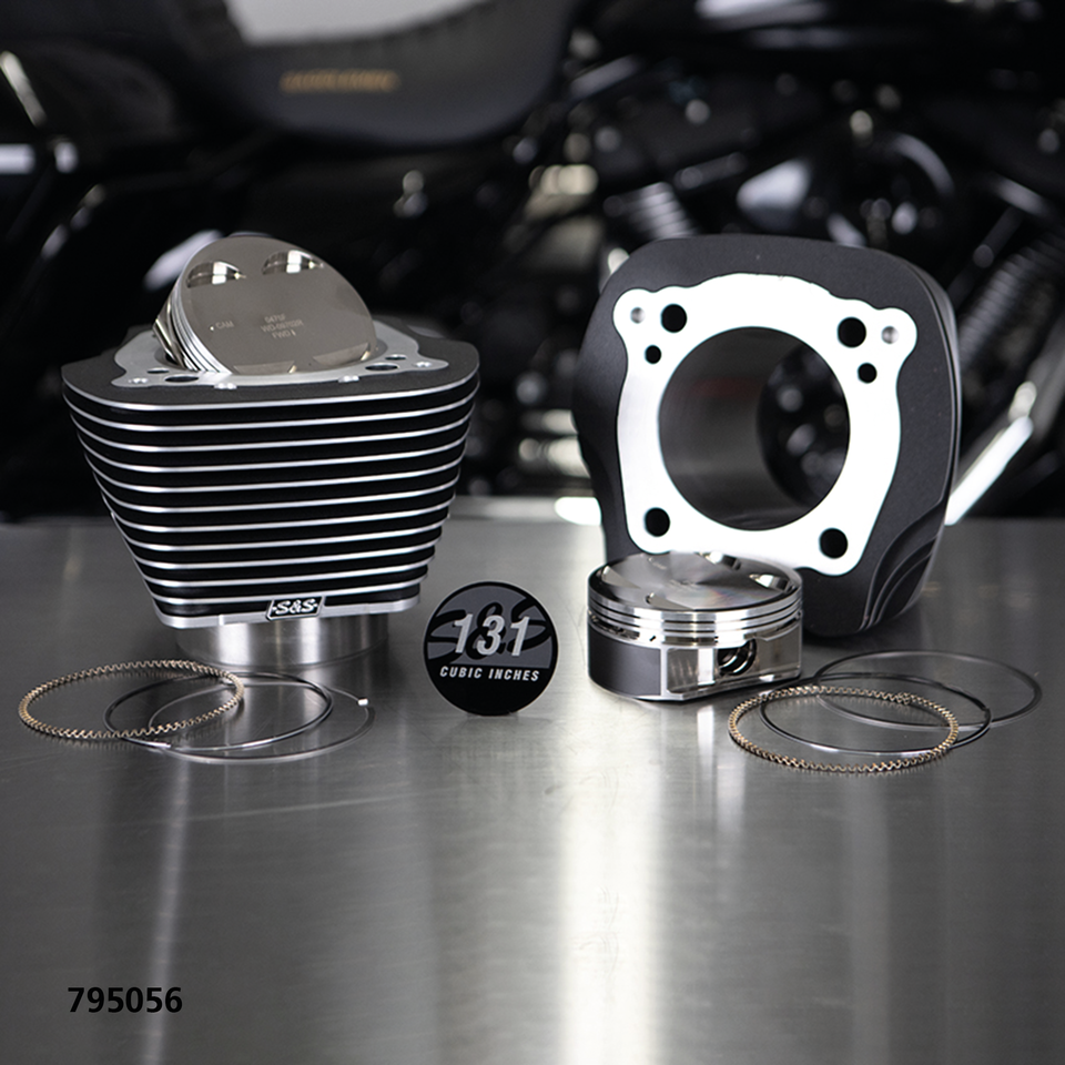 S&S 131CI & 136CI Big Bore Stroker Cylinders for Milwaukee Eight – Engine