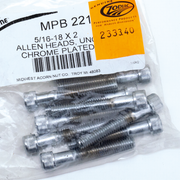 Midwest Acorn Nut Company Chrome Plated Allen Head Screws Assortment Knurled – Hardware