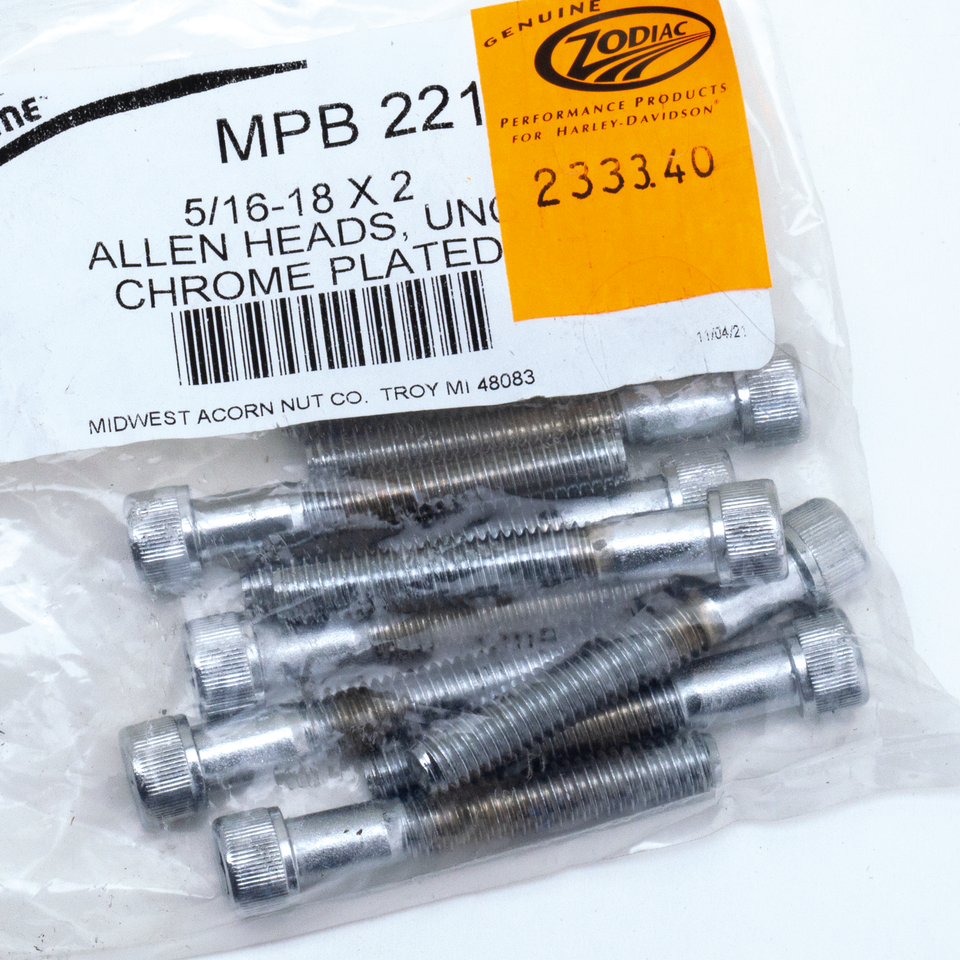 Midwest Acorn Nut Company Chrome Plated Allen Head Screws Assortment Knurled – Hardware