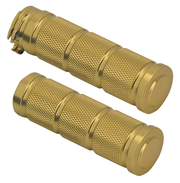 Zodiac Retro Style Knurled Billet Aluminum Grip Sets – Handlebar
