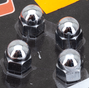 Colony Round Top Chrome Acorn Nuts – Hardware