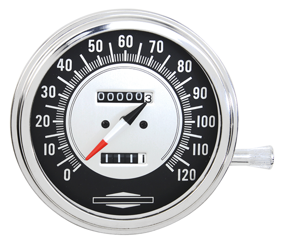 V-Twin Miles-Per-Hour Speedo for 1962-1983 Big Twin – Gauges & Dashes