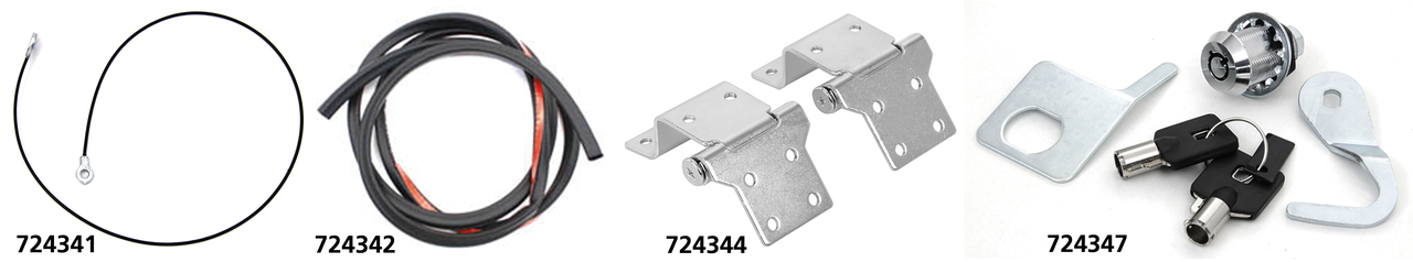 V-Twin 1987-2013 Tour-Pak Hinge Kit – Luggage
