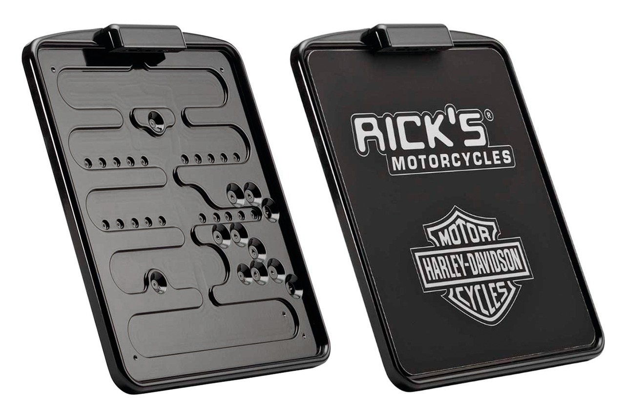 Rick's Billet Aluminum License Plate Base – Electric & Light