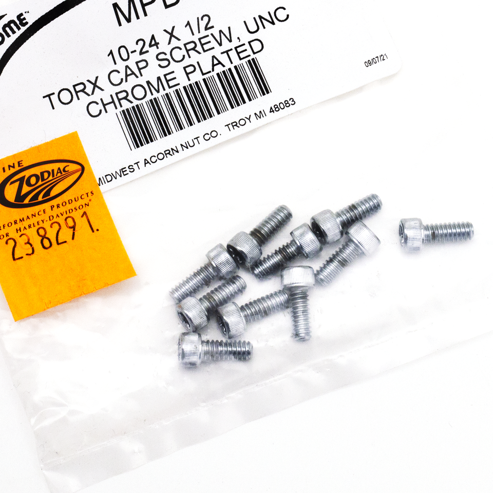Midwest Acorn Nut Company Chrome Plated Torx Head Screws Assortment – Hardware