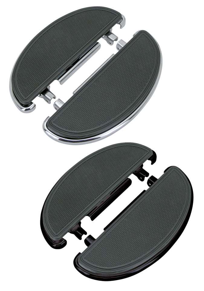 Zodiac Half-Moon Rider Footboards for Softail – Foot Control
